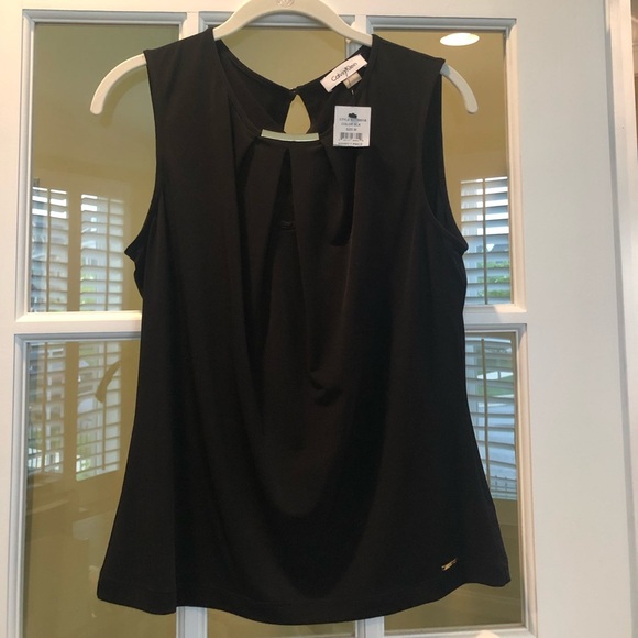 Calvin Klein Keyhole sleeveless top - Picture 1 of 5